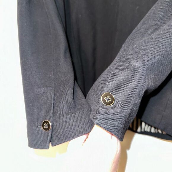 Chicos Women’s Solid Black Blazer Jacket Size 2 (Large) - Picture 6 of 11